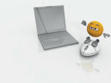 bir bilgisayar fare smiley