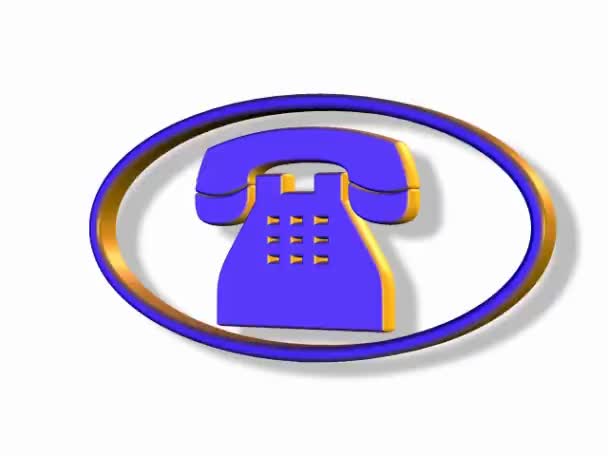 Telephone ringing HD animation — Stock Video © jemastock #195958080
