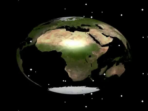 Globe tournant sur lui-même — Video