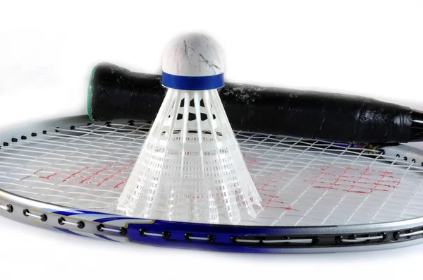 Badminton spielen — Stockfoto