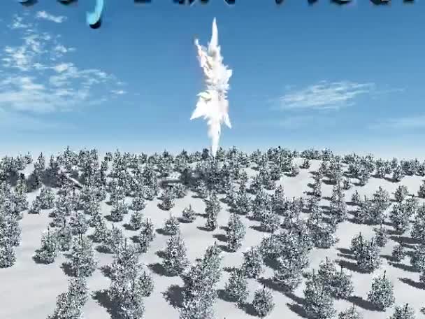 雪の結晶 — ストック動画