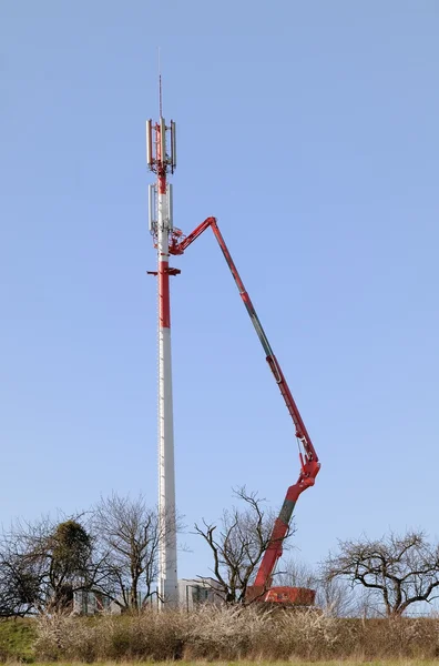 Antenna installation — Stock Photo, Image