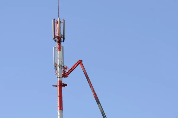 Antenna installation — Stock Photo, Image