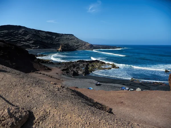 火山と海 — ストック写真