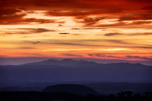 Great Sunset Costa Rica — Stockfoto