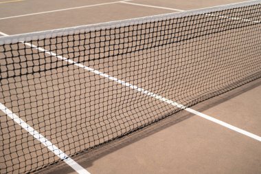 Gündüz vakti tenis kortunun soyut geçmişi