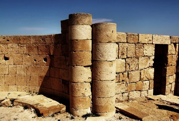 Ruinas de la ciudad nabatea de Avdat — Foto de Stock