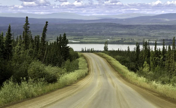 Alaska, road from Fairbanks to Arctic Circle Royalty Free Stock Photos