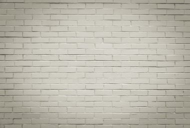 Beyaz tuğla duvar
