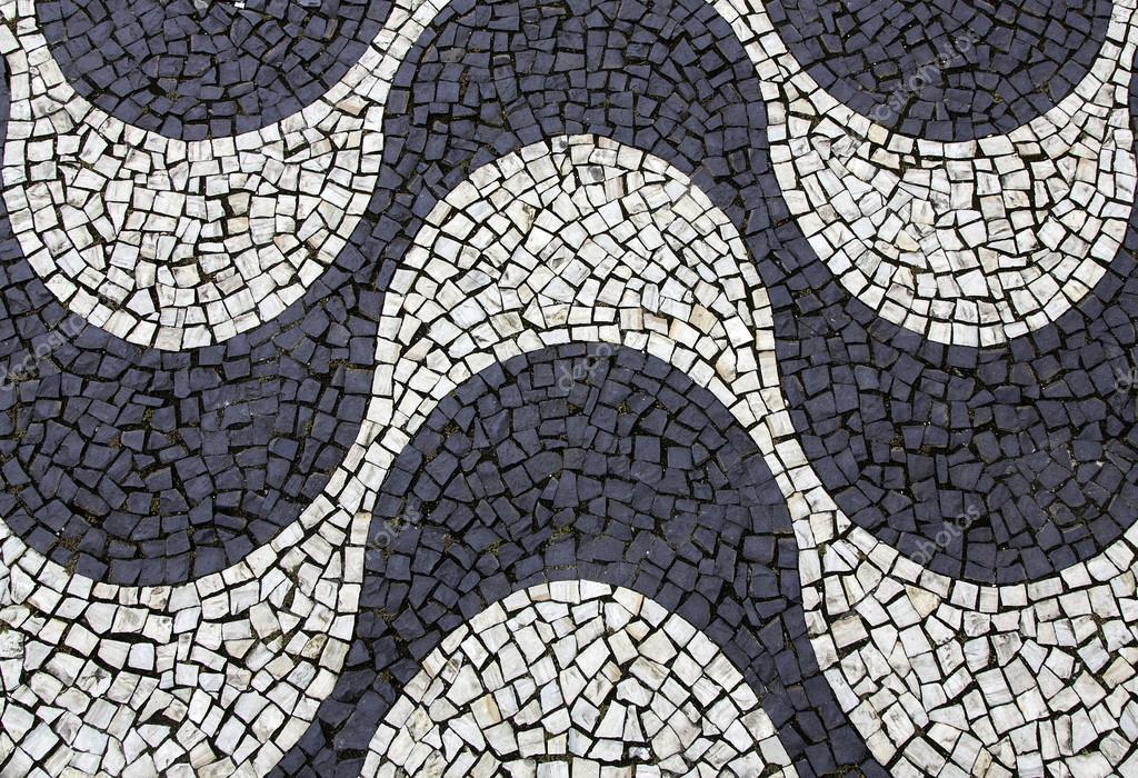 fundo da calçada de copacabana — Fotografias de Stock © marchello74