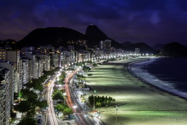 CopacabanaPlajı geceleri