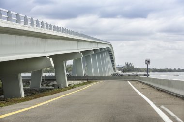 Sanibel Causeway And Bridge in Florida clipart