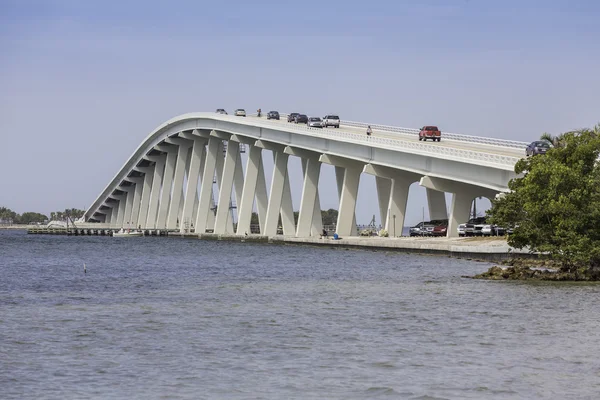 Sanibel Causeway і міст у Флориді — стокове фото