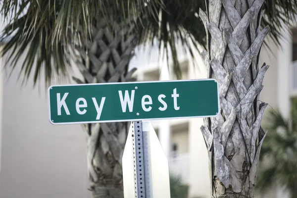 Key West sinal de rua — Fotografia de Stock