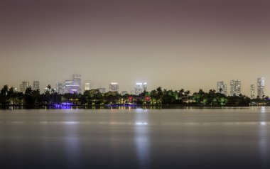 Miami gece manzarası