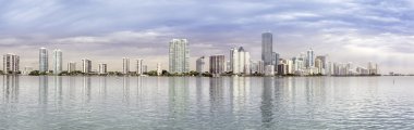 Miami skyline panorama biscayne Körfezi '