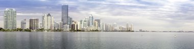 Miami skyline panorama biscayne Körfezi '