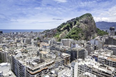 copacaban Beach, rio de janeiro havadan görünümü