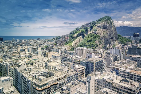 Вид с воздуха на Рио-де-Жанейро — стоковое фото