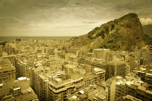 Vintage Flygfoto över rio de janeiro — Stockfoto