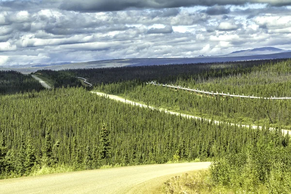 Dalton Highway in Alaska Stock Image