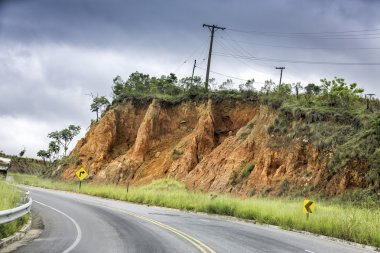 Landslide in Brazil clipart