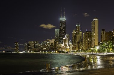 Downtown chicago, gece