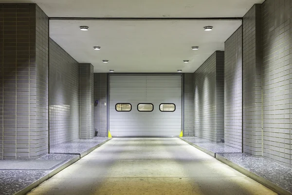 Entrance to underground garage — Stock Photo, Image