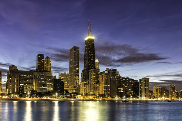 Downtown Chicago by dust