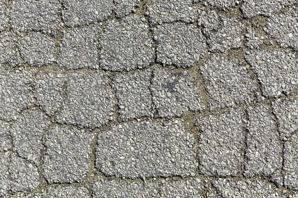 Asphalt road with cracks — Stock Photo, Image