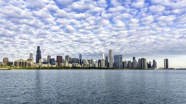 Chicago panorama do centro — Fotografia de Stock