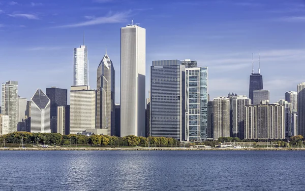 Chicago Vue du centre-ville — Photo