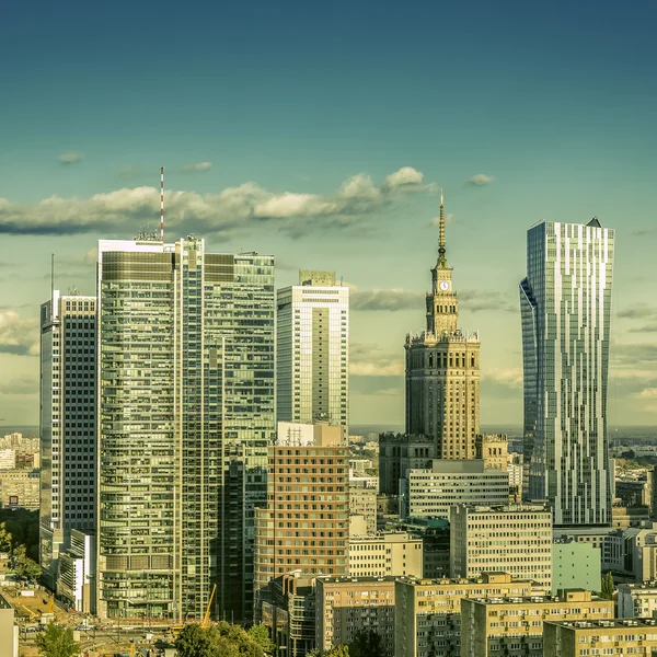 Warsaw downtown — Stock Photo, Image