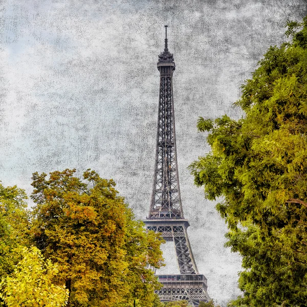 Vista da torre eiffel — Fotografia de Stock