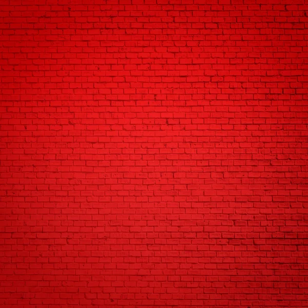 Muro rosso mattone — Foto Stock