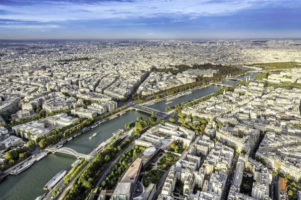 パリ、フランスの空中写真 — ストック写真