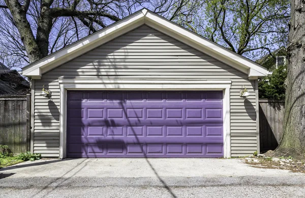 Två bil garage — Stockfoto