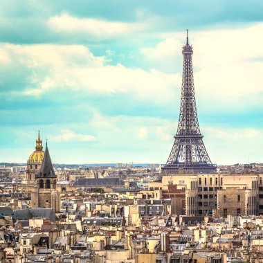 geç öğleden sonra paris Eyfel Kulesi