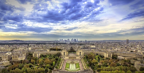 Flybilde av Paris – stockfoto