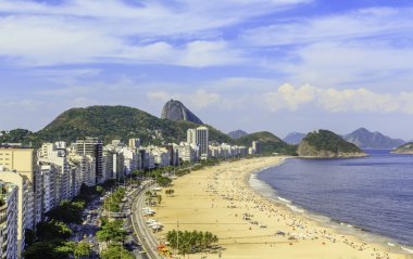 Rio de Janeiro 'daki Copacabana Plajı, Brezilya