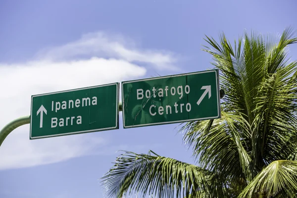 rio de janeiro Ipanema ve barra trafik işaretleri
