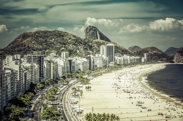 Rio de janeiro, Brezilya - copacabana Plajı — Stok fotoğraf