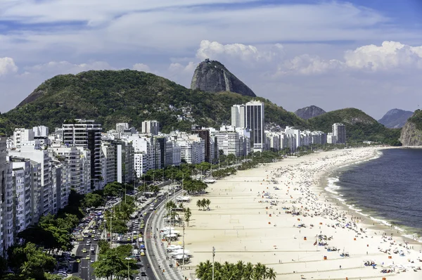 Rio de janeiro, Brazilië - copacabana-strand — Stockfoto