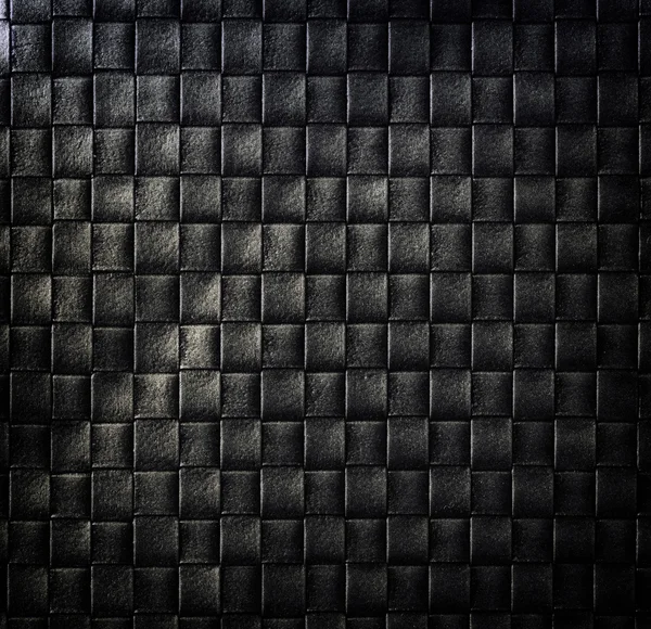 Fondo de cuero tejido oscuro — Foto de Stock