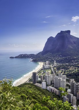 Sao conrado pedra da asgari hill, rio de janeiro ile 