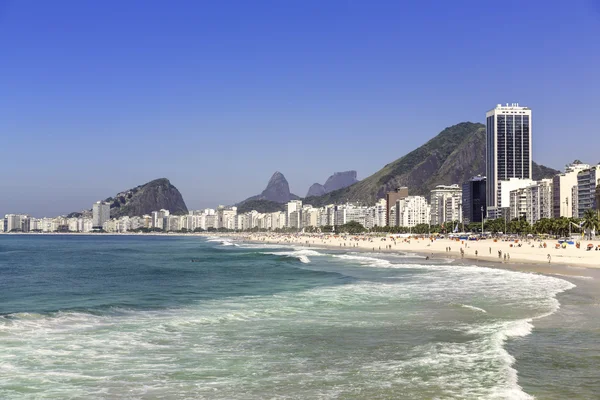 Rio de Janeiro 'daki Copacabana Plajı, Brezilya — Stok fotoğraf