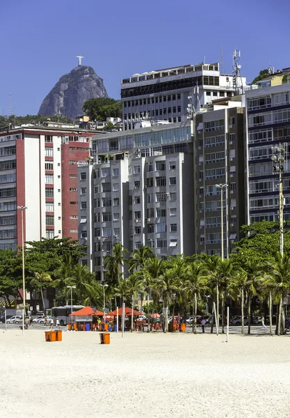 Cristo Redentor sobre o Rio de Janeiro, Brasil — Fotografia de Stock