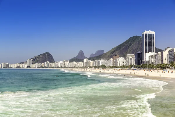 Playa de Copacabana en Río de Janeiro — Foto de Stock