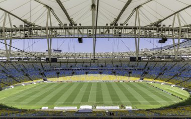 Maracana Stadium in Rio de Janeiro, Brazil clipart
