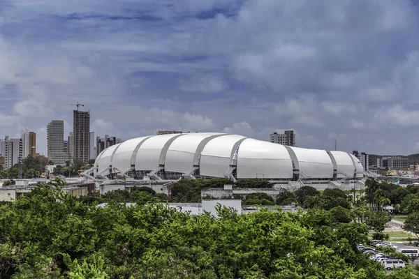ナタール市、ブラジルのアリーナの das のドゥナス サッカー スタジアム — ストック写真